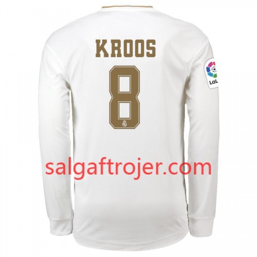 Real Madrid Fodboldtrøjer Toni Kroos 8 Hjemmebanesæt 2019/20 Langærmet Real Madrid Fodboldtrøjer Toni Kroos 8 Hjemmebanesæt 2019/20 Langærmet
